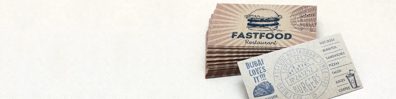 Brown Kraft Business Cards - Banner