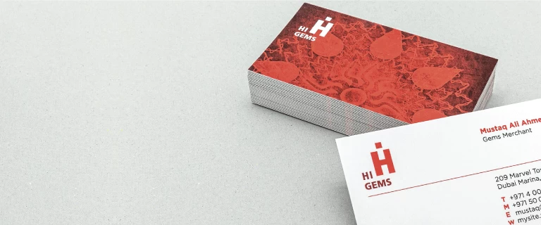 Velvet Laminated Cards - Banner