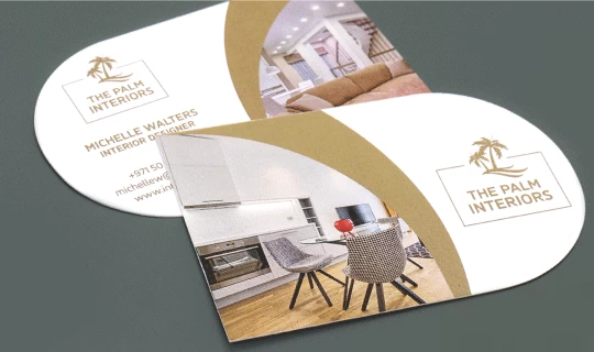 Half-Circle Business Cards - Banner