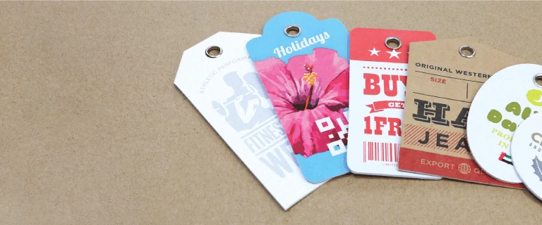 Double Pasted Hang Tags - Banner