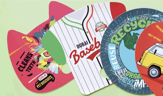 Ready Shape Paper Fans - Banner