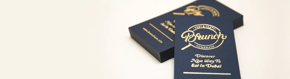 Gold Foil Black Cards - Banner