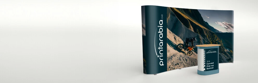 Pop Up Banner with Hardcase (Curved) - Banner