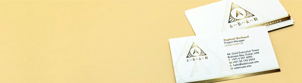 Conqueror Business Cards - Banner