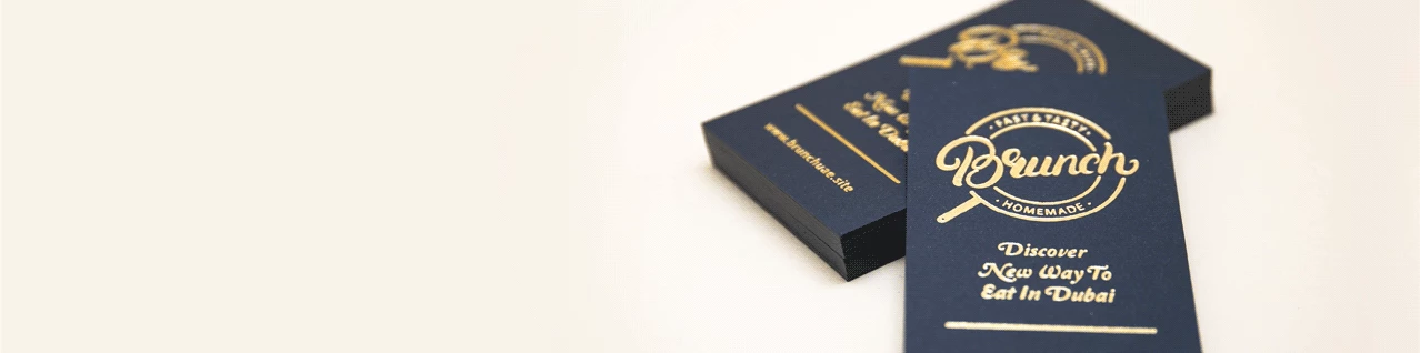 Gold Foil Black Cards - Banner