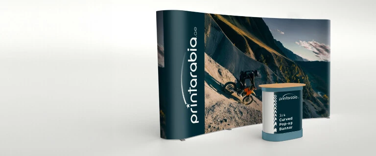 Pop Up Banner with Hardcase (Curved) - Banner