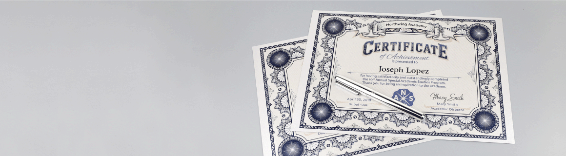 Premium Certificates - Banner