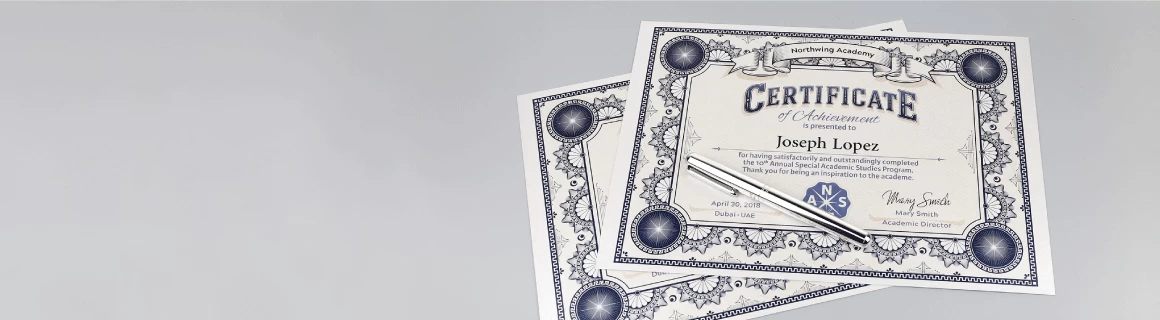 Premium Certificates - Banner