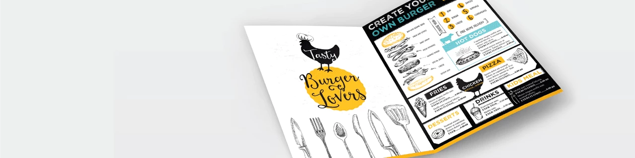 Half-fold Menus - Banner