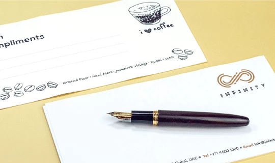 Conqueror Compliment Slips - Banner