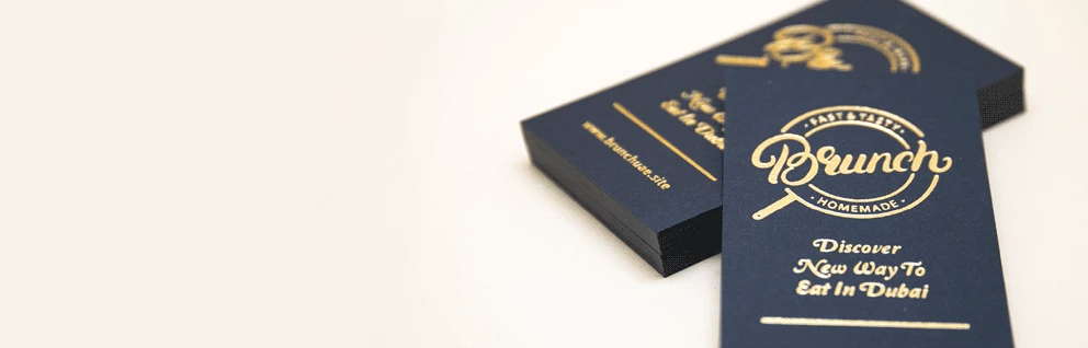 Gold Foil Black Cards - Banner