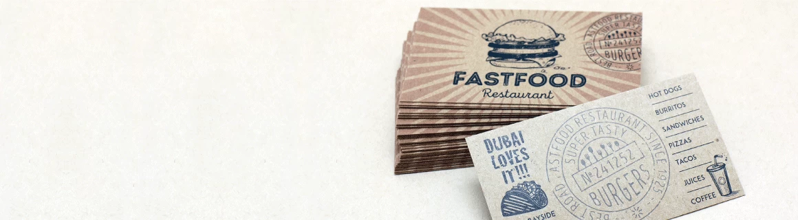 Brown Kraft Business Cards - Banner