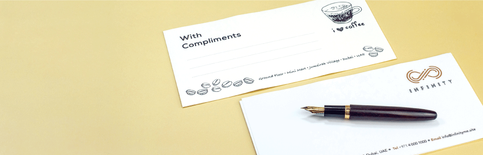 Conqueror Compliment Slips - Banner