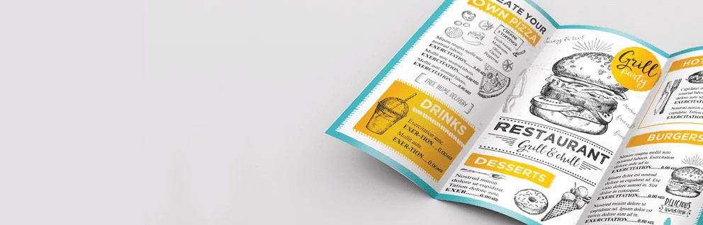 Trifold Menus - Banner