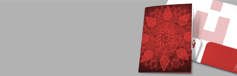A4 Ready Shape 2-Pocket Folders - Banner
