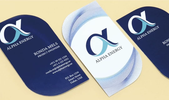 Leaf Shaped Business Cards - Banner