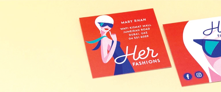 Square Business Cards - Banner