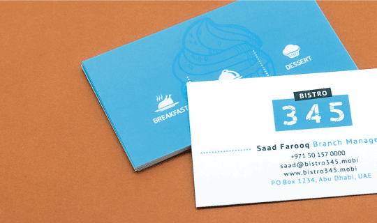 Smooth White Business Cards - Banner