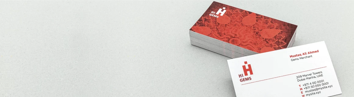 Velvet Laminated Cards - Banner