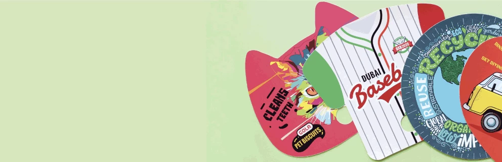 Ready Shape Paper Fans - Banner