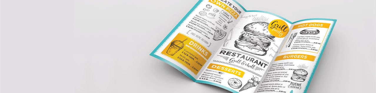 Trifold Menus - Banner