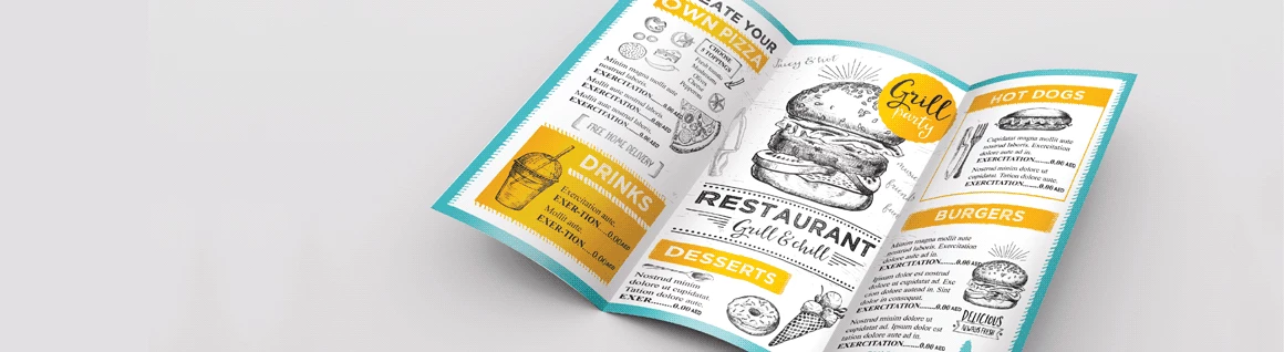 Trifold Menus - Banner