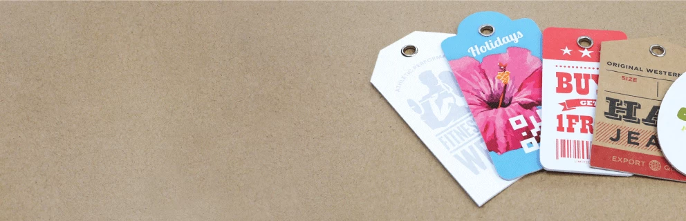 Double Pasted Hang Tags - Banner