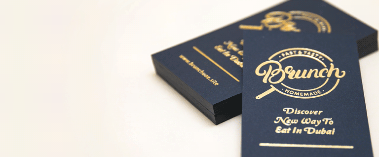 Gold Foil Black Cards - Banner