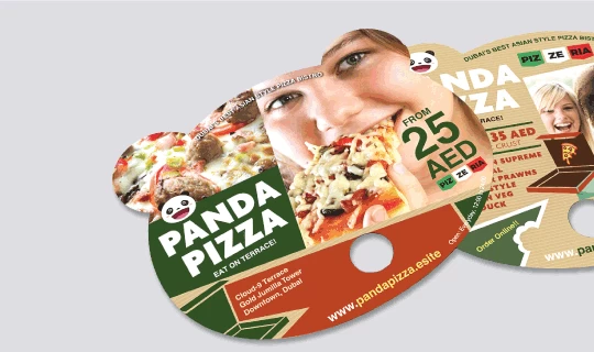 Custom Shape Paper Fans - Banner