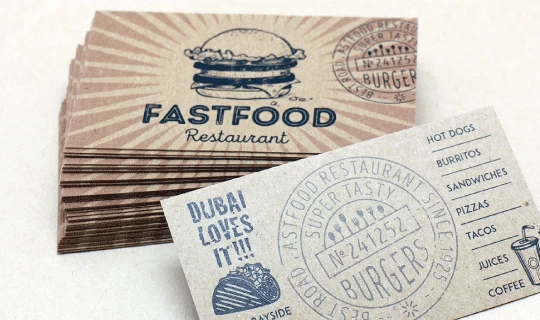 Brown Kraft Business Cards - Banner