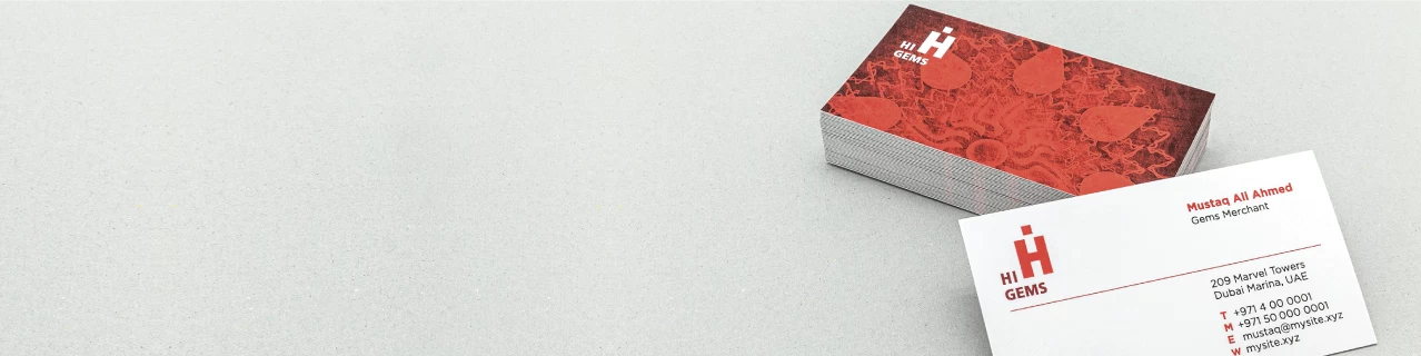 Velvet Laminated Cards - Banner