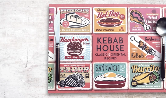 Woodfree Placemats - Banner