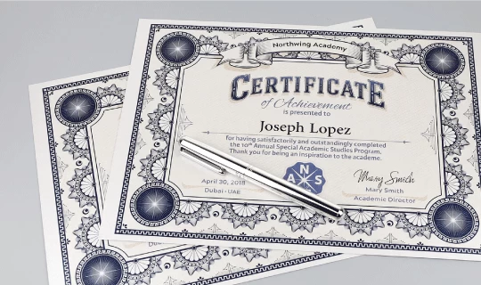 Premium Certificates - Banner