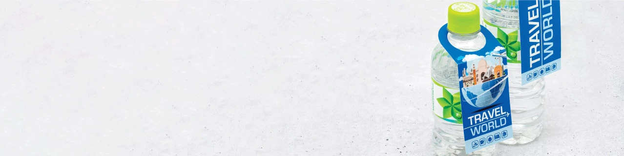 Bottle Neck Hang Tags - Banner