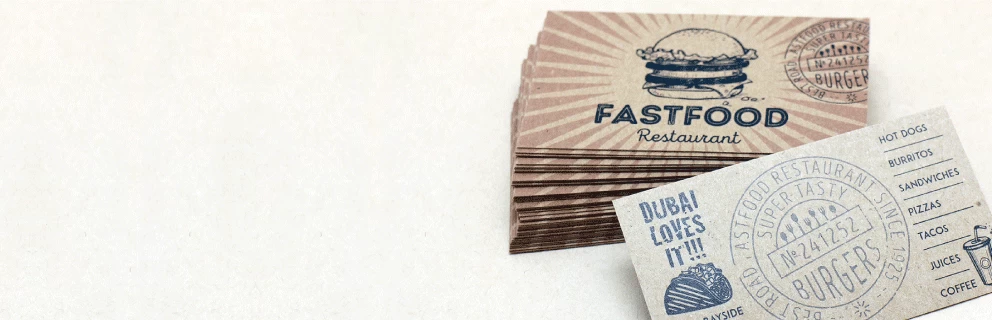 Brown Kraft Business Cards - Banner