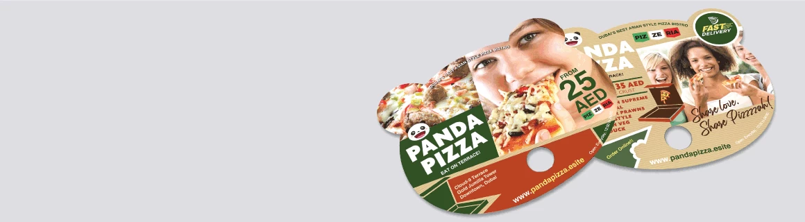 Custom Shape Paper Fans - Banner