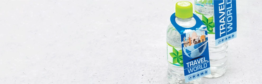 Bottle Neck Hang Tags - Banner