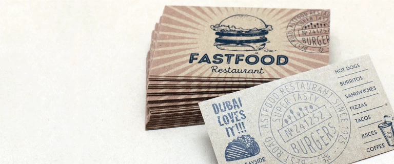 Brown Kraft Business Cards - Banner